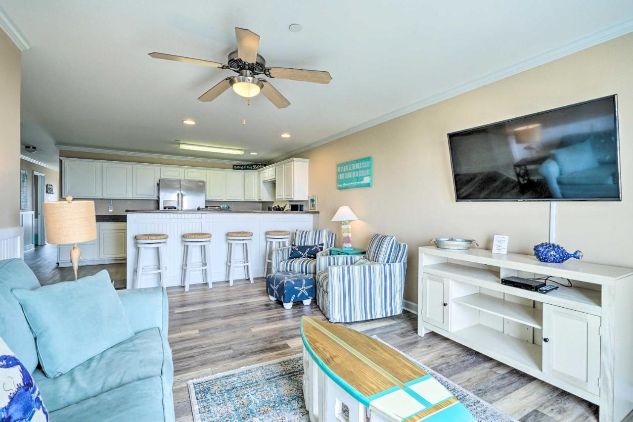 Ocean-View Oak Island Condo, 1 Block To Beach! Экстерьер фото