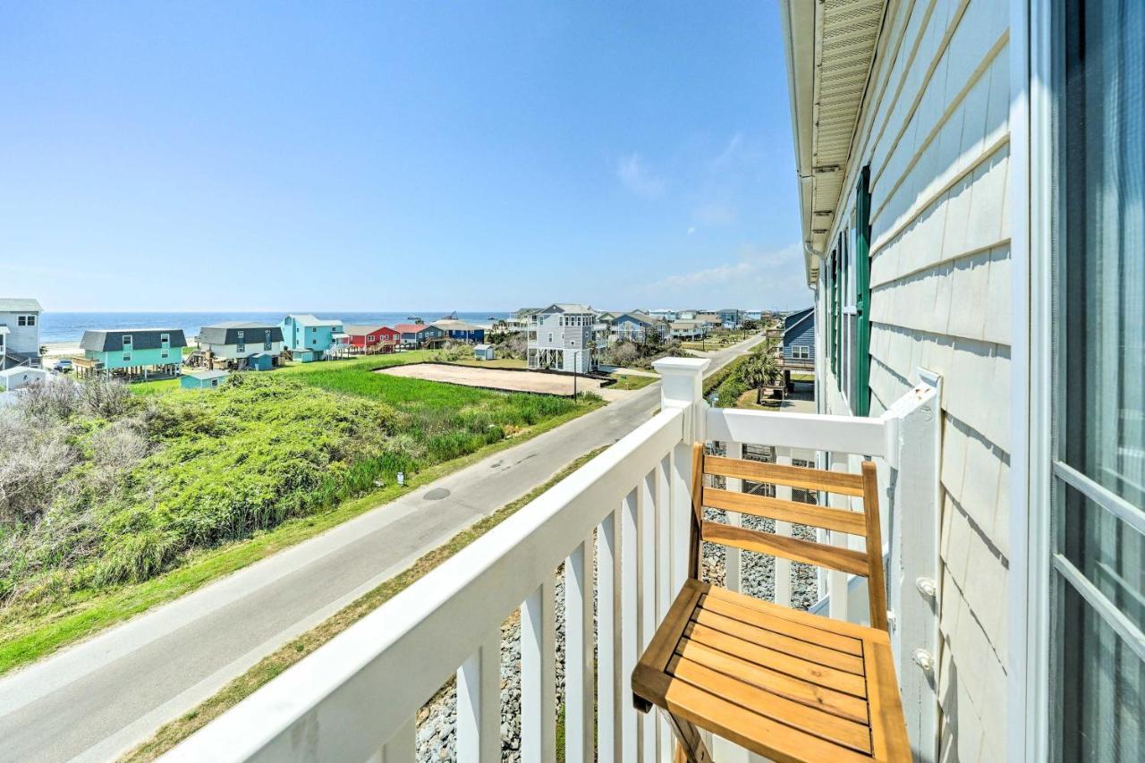 Ocean-View Oak Island Condo, 1 Block To Beach! Экстерьер фото